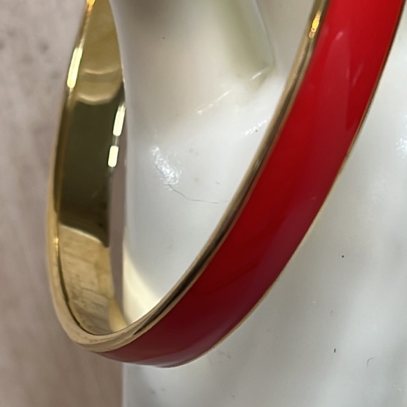 Red and gold J crew bangle bracelet - Picture 6 of 6